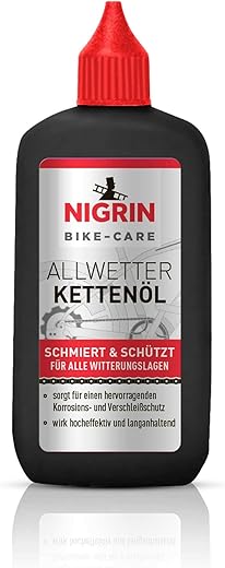 Nigrin 50079 Bicycle Chain Oil, 100 ml, Grey