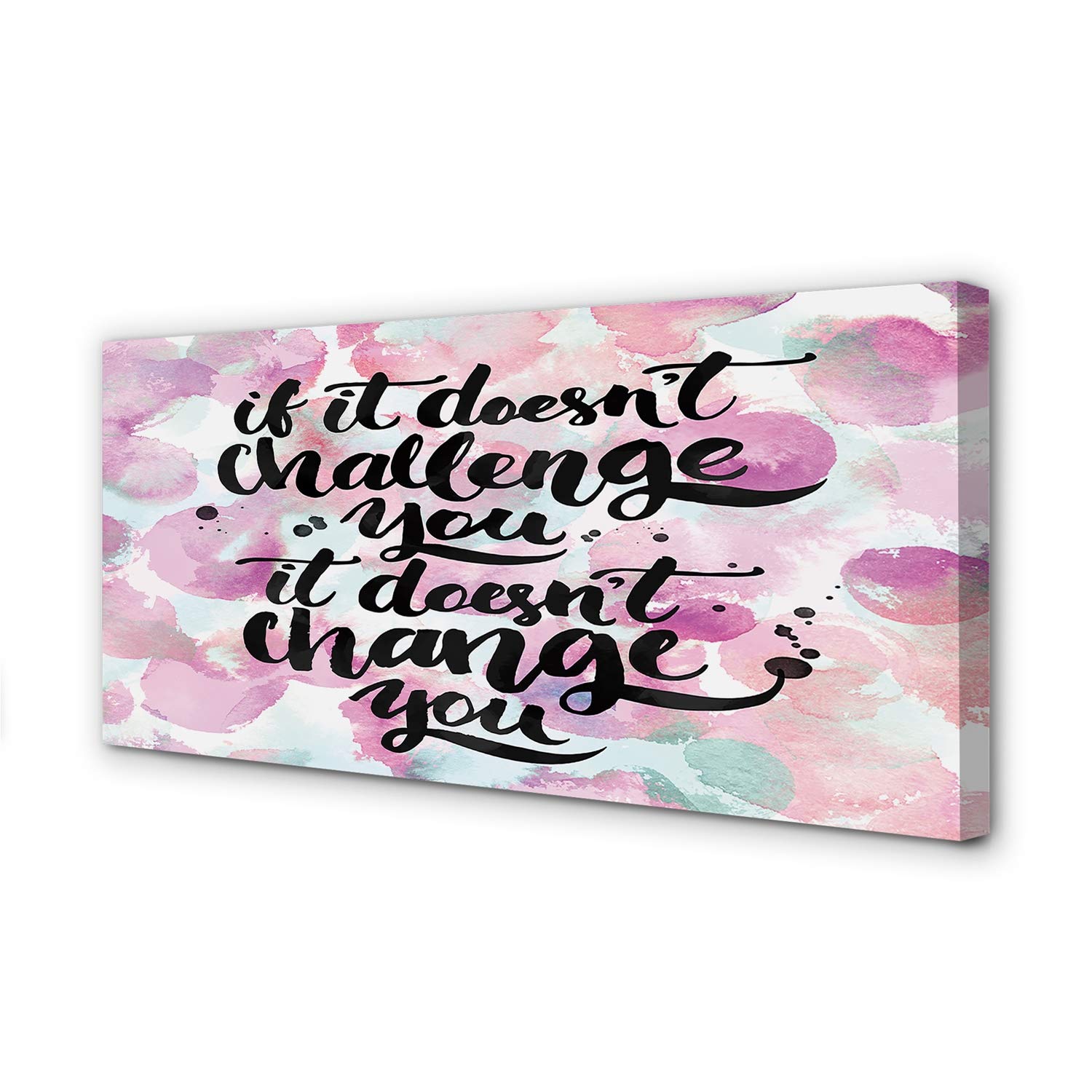Peinture sur toile motivation 140x70cm tableau decoration murale photo image Tulup colore