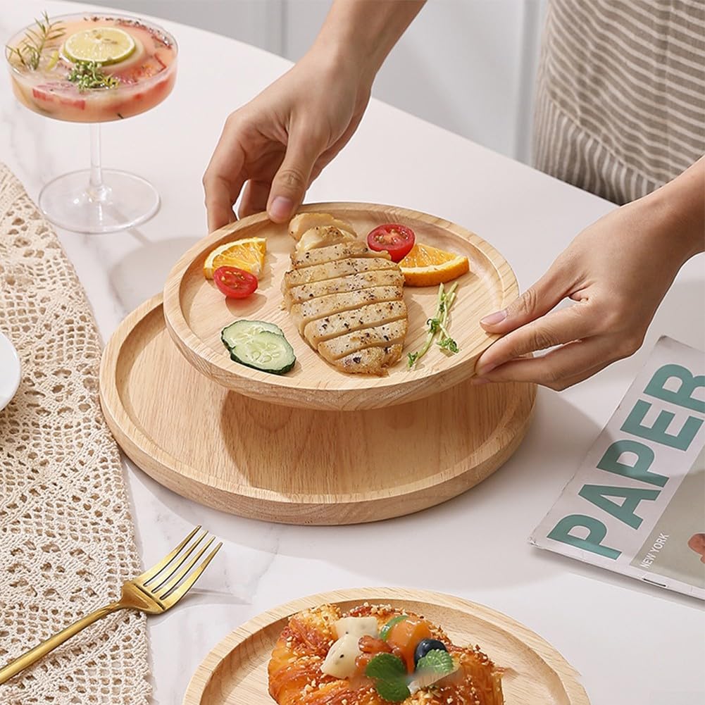 MSA Plateau En Bois Massif Thé Café Collation Repas Repas Plateau De