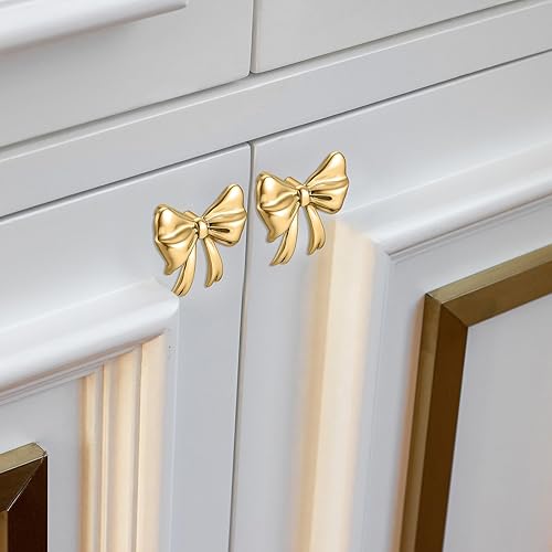 Miniatura 10 de Hotop Paquete de 30 pomos de gabinete de cocina con 2 tipos de tornillos para herrajes, cajones de aparador, aleación de aluminio, mango de dibujo