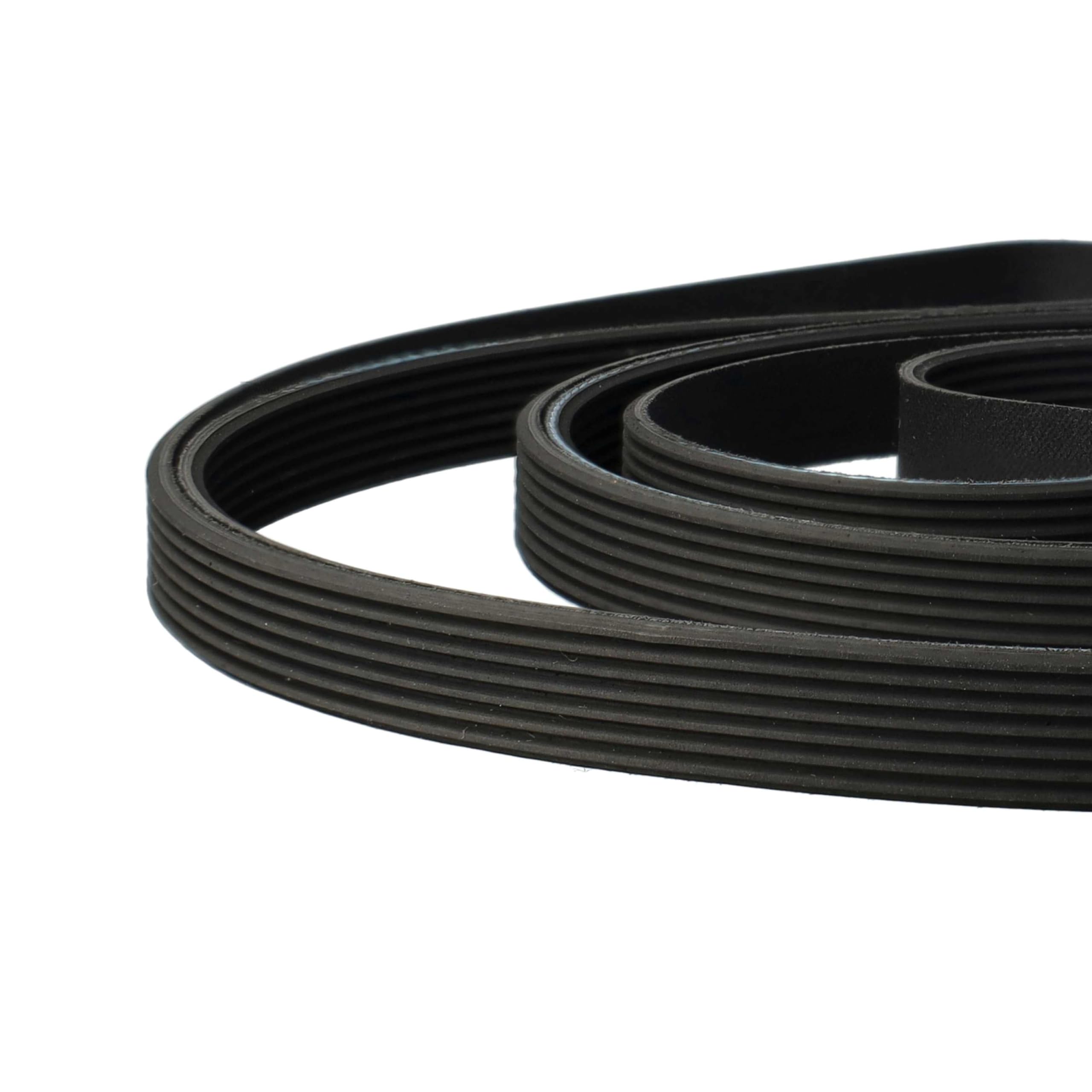 vhbw Keilriemen Ersatz für BSHG657917, BSHG00657917, BSH 9000678691 8PH1965 für Wäschetrockner - 196,5 cm Schwarz