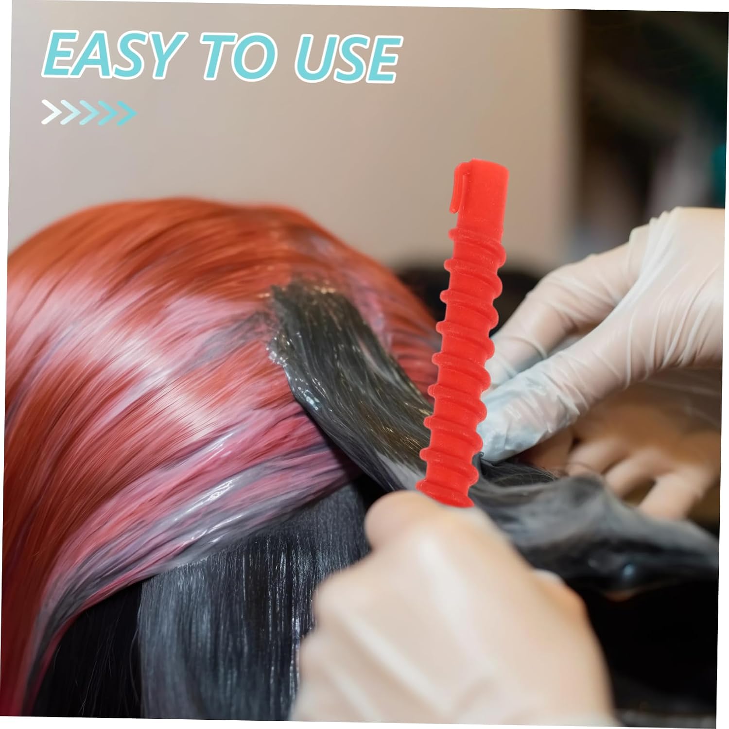 60pcs Spiral Hair Perm Rods for Curls Lightweight Cold Wave Rods for Short and Long Hair Durable Plastic Design for Effortless Styling Random Colors