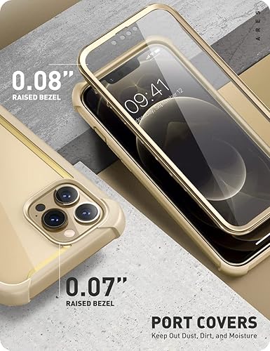 Miniatura 6 de i-Blason Ares - Funda para iPhone 13 Pro Max de 6.7 pulgadas protector de pantalla integrado protección de grado militar Funda transparente de