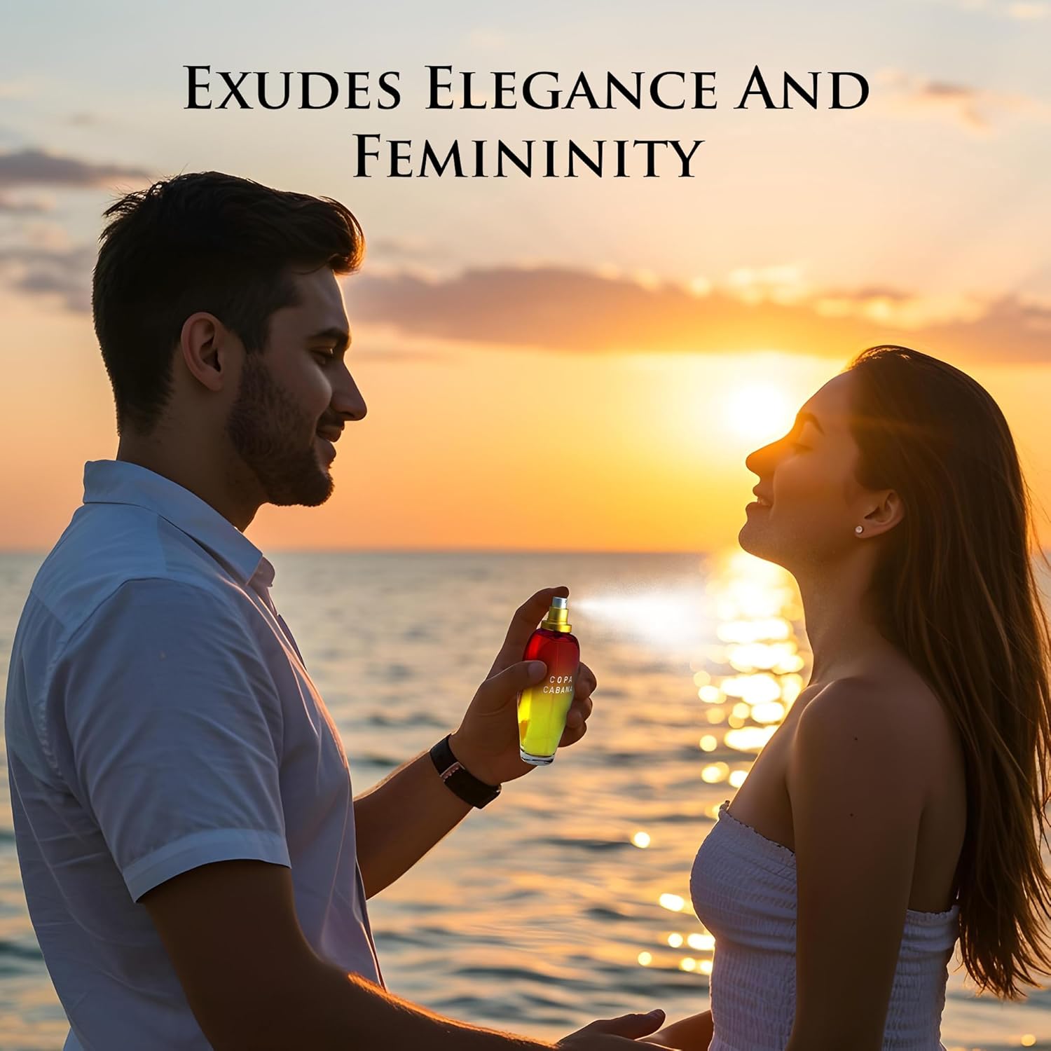 Copa Cabana for Women - Top Notes of Lemons, Orange & Jasmine petals - Base Scents of Amber - Fruity, Citrusy & Woody Accords - Natural & Free of Parabens - Elegant 100ml Bottle, Parfume For Women - Image 5