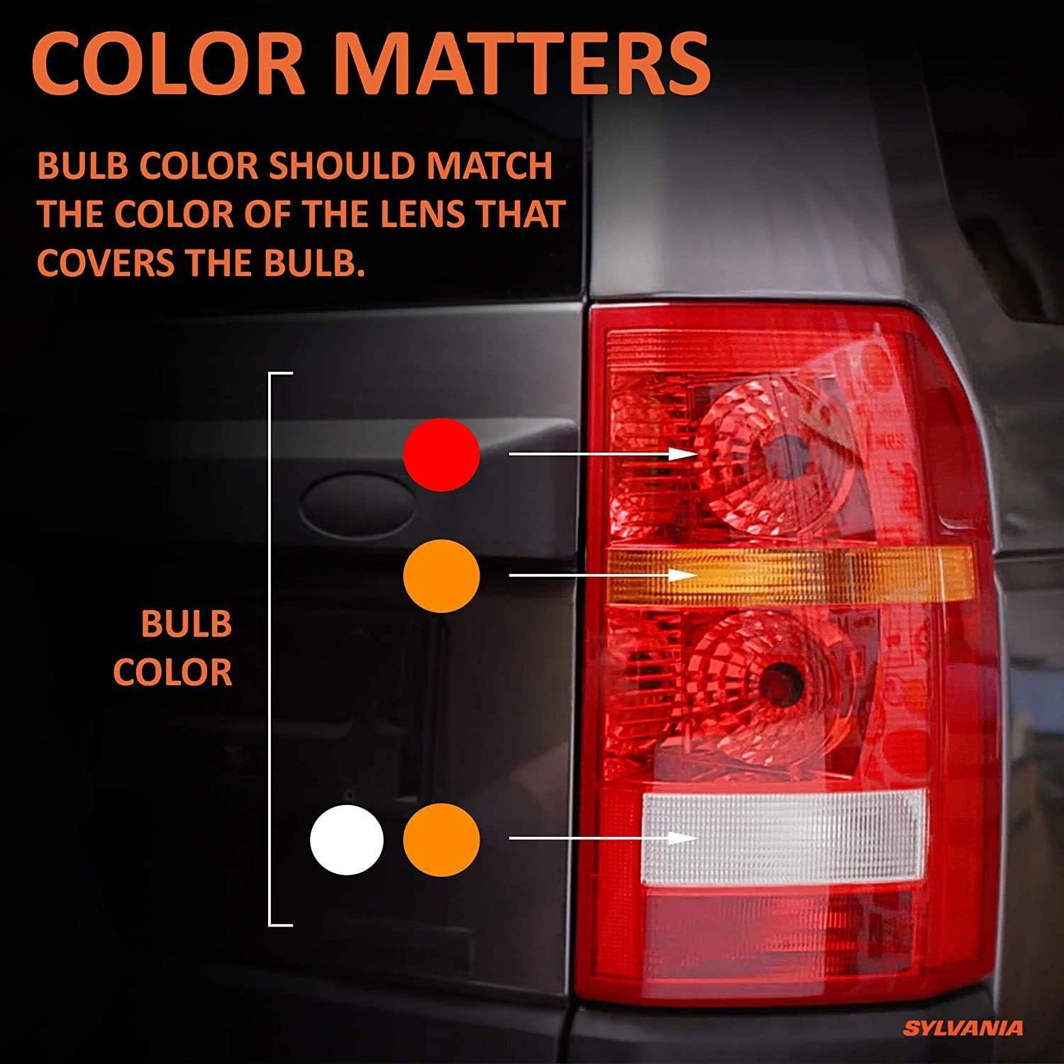 SYLVANIA - 7443 T20 ZEVO LED Amber Bulb - Bright LED Bulb, Ideal for Park and Turn Signals (Contains 2 Bulbs)