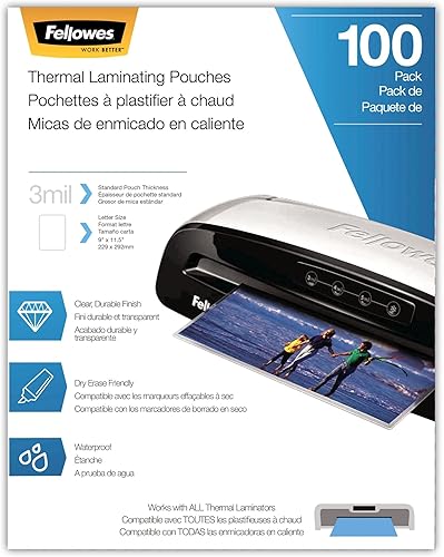 Fellowes Bolsas laminadoras térmicas