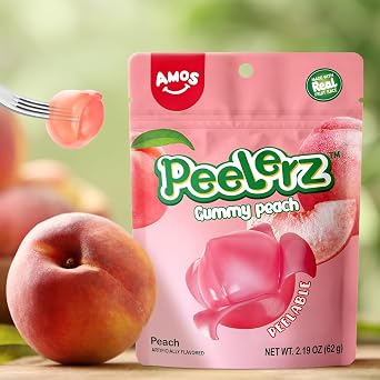 Peelerz Gummy Peach 3oz Peg Bag SNG24