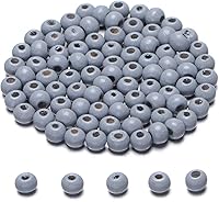 Vista 48 de AD Beads Espaciador de madera de agujero grande, pulsera para hacer joyas, collar, candelabro, cuentas de rosario de madera grandes, cuentas