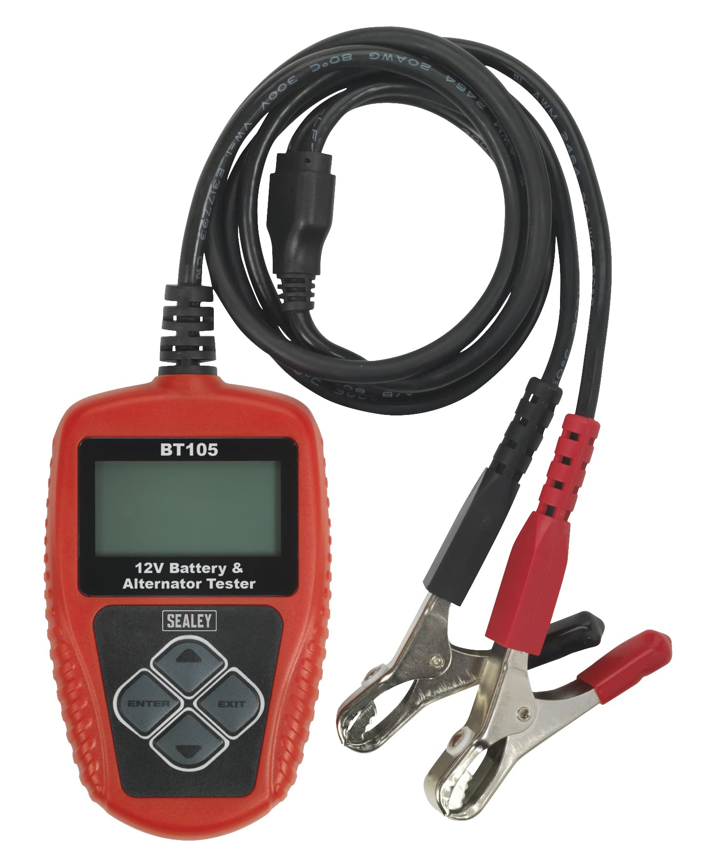 Sealey Compact Digital Battery & Alternator Tester With LCD Screen 12V BT105