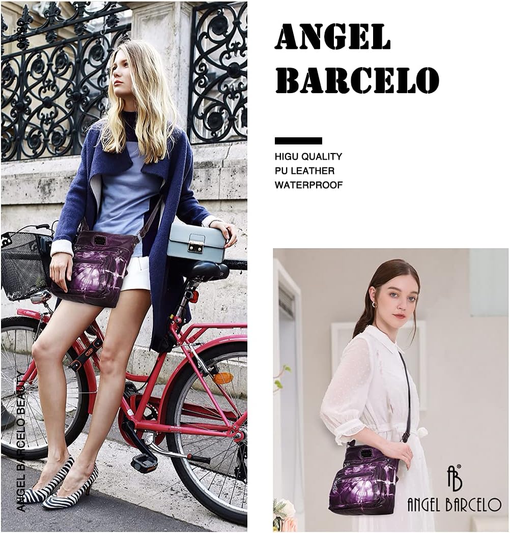 Angel Barcelo Crossbody Bags for Women,Ultra Soft Leather Purses for Women - Image 7