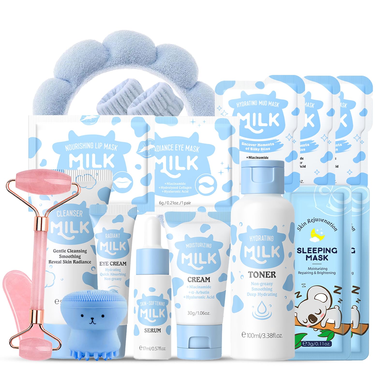 Milk Skin Care for Kids Teens Birthday Christmas Gifts - Girls Skin Care for Kids Age 8-12 -