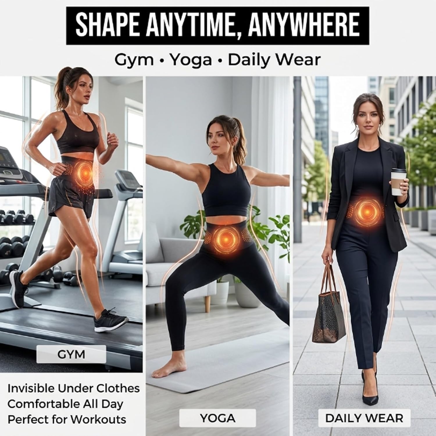4-in-1 Micro-Particle Sculpting & Fat-Burn Shorts, Thermogenic Fat Burning Sculpting Shorts Yoga Pants for Women