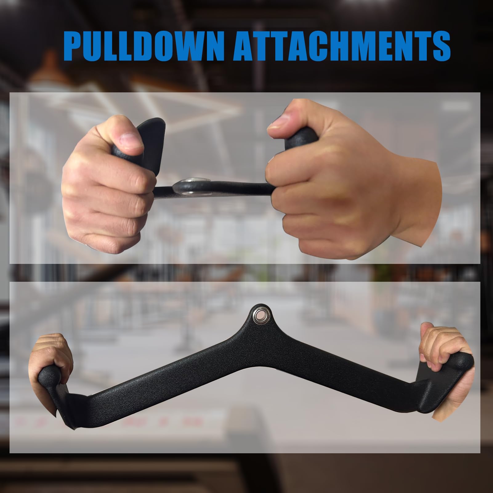 Lat Pulldown Attachments Lat Bar Cable Machine Attachment T Bar  Lat Pull Down Bars Back Tricep Bar Strength Training Handle For Home Gym  01 G 601099624119305