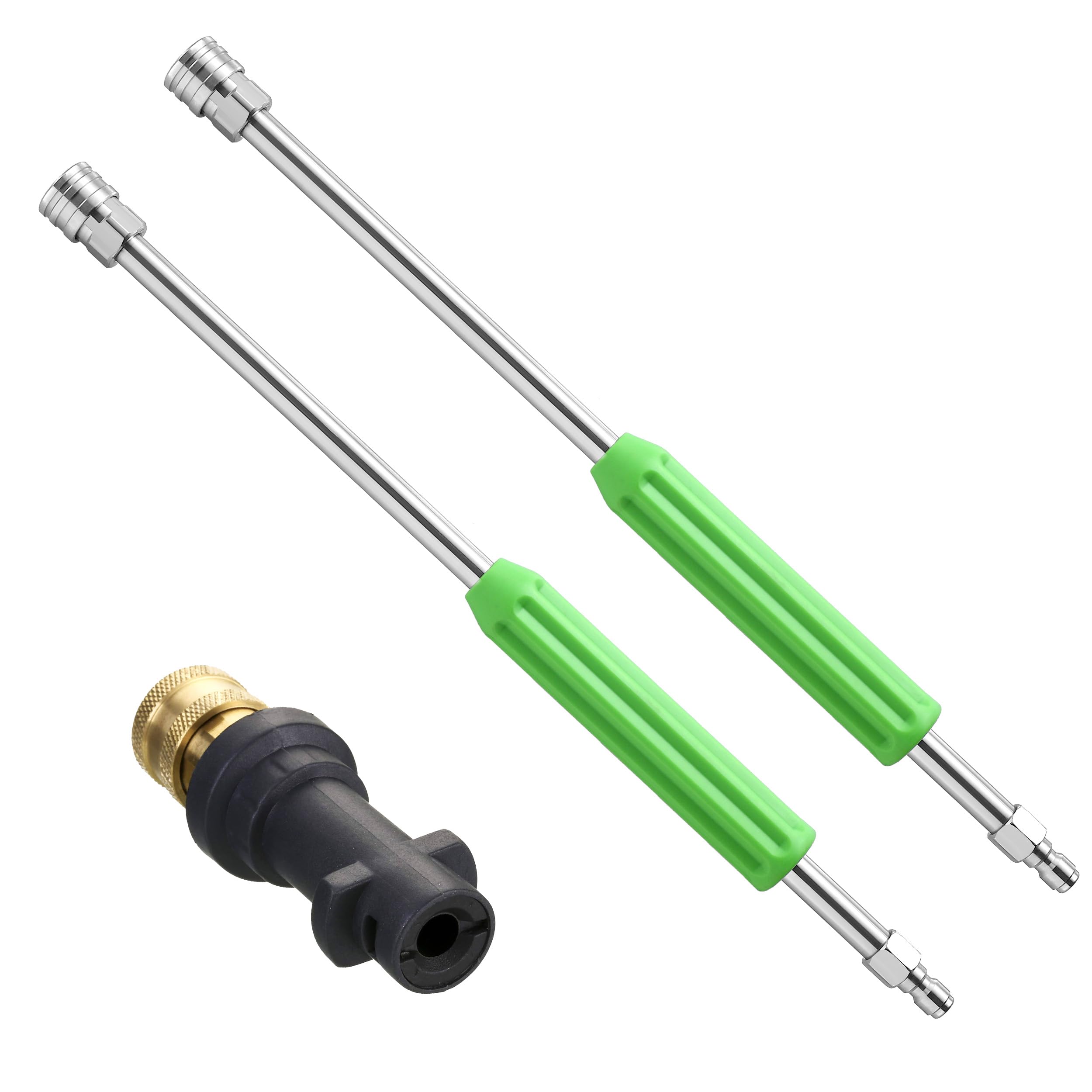 Tool Daily Pressure Washer Extension Wand for Karcher K2-K7, 17 Inch, 2 Pcs