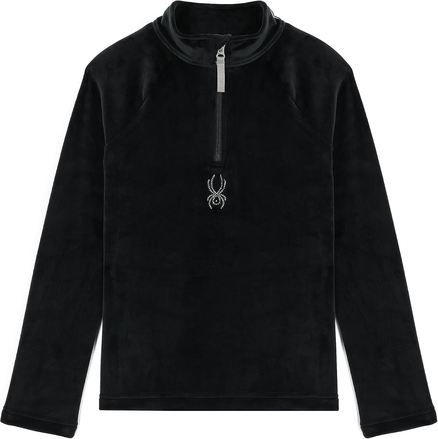 Spyder Girl's Shimmer Bug Half Zip T-Neck Ski Base Layer Jacket