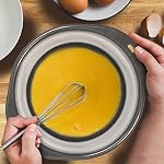 Glad Grand bol de mélange collapsible - 5.5L | Plastique pliable & Conteneur en caoutchouc avec poignées pour la cuisson RV Essentiels Gris