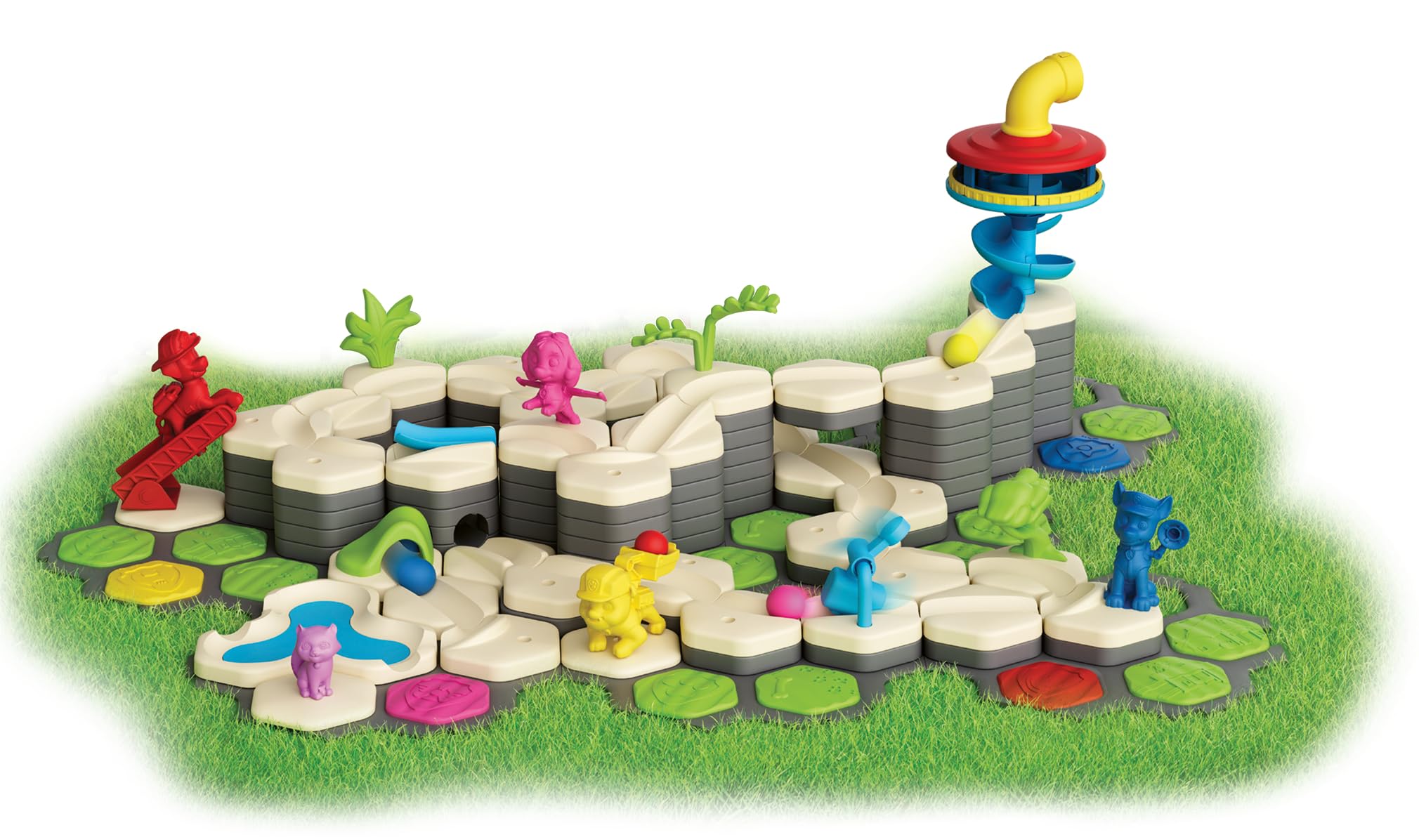 Ravensburger GraviTrax Junior PAW Patrol Starter-Set XXL 12020007 - Kugelbahn ab 3 Jahre - Murmelbahn und Konstruktionsspielzeug für Kinder - PAW Patrol Geschenk für Jungen und Mädchen