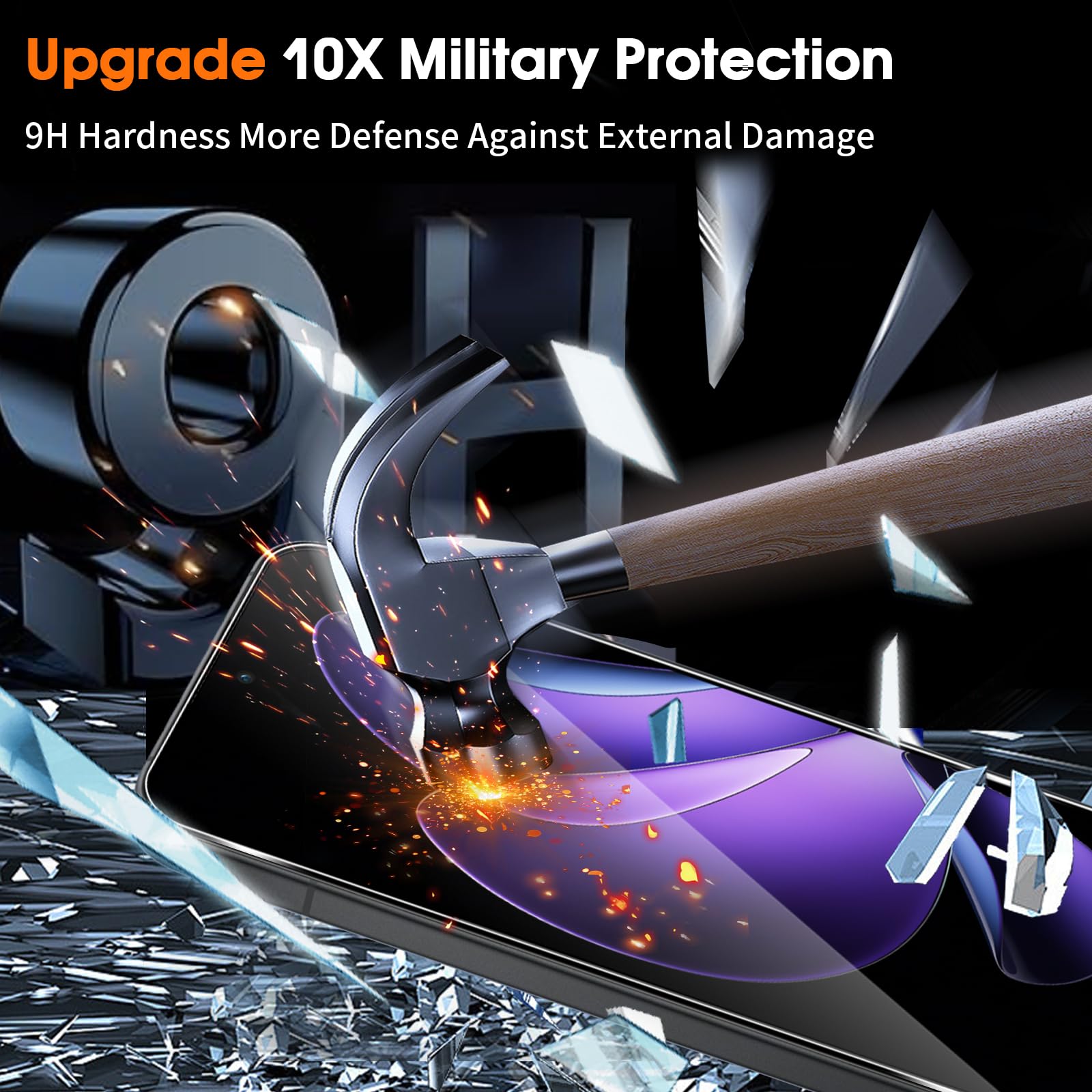 Protection d'écran pour smartphone NOVAGO 3 Films de protection écran