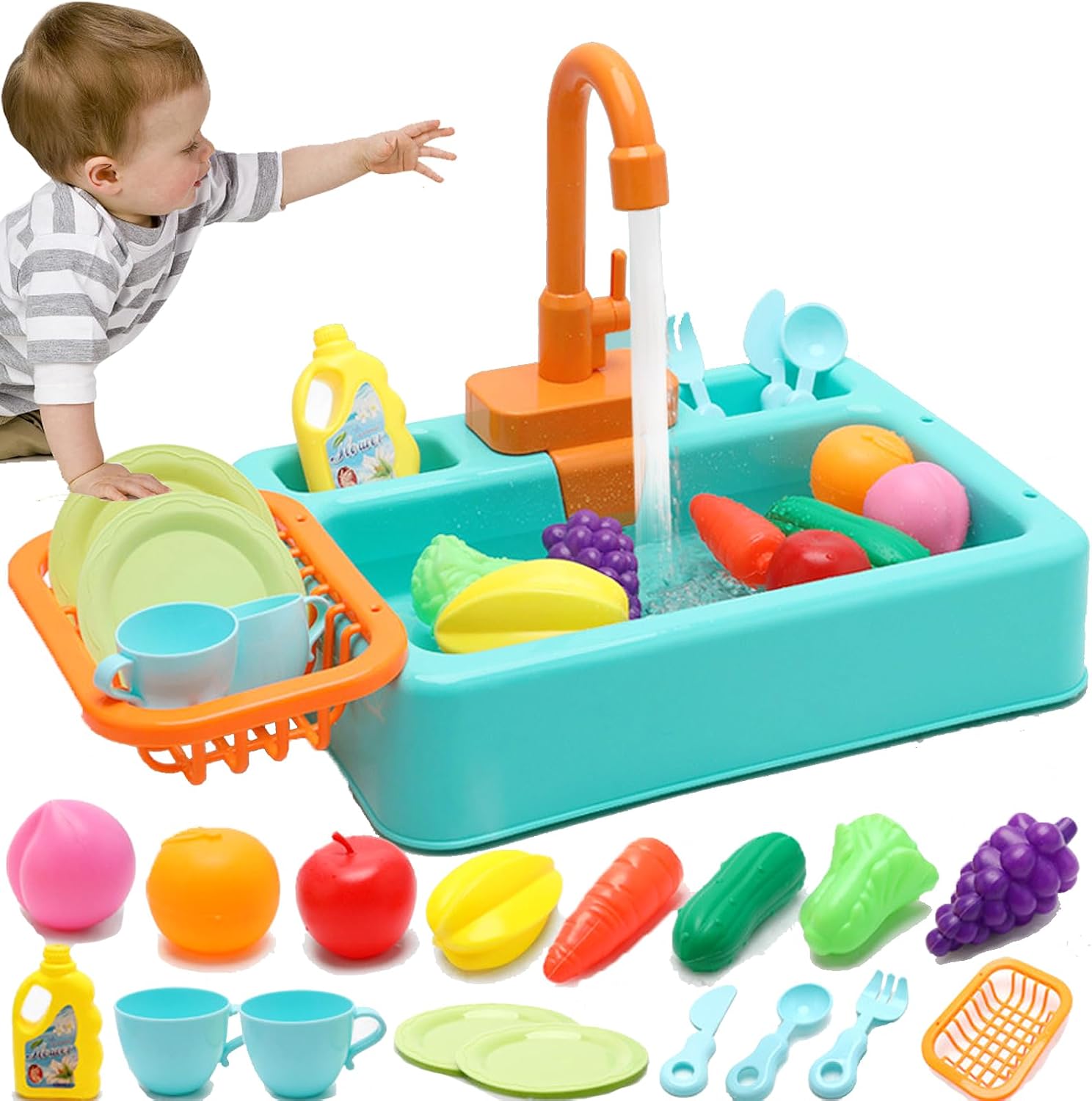 Top Best Premium Premium Premium Premium Best Best Premium Premium Premium Premium Top Top Top Premium Best Top Top Best Best Top Premium LinJie Play Sink with Running Water,Kitchen Toys Set with Elec... | 2026