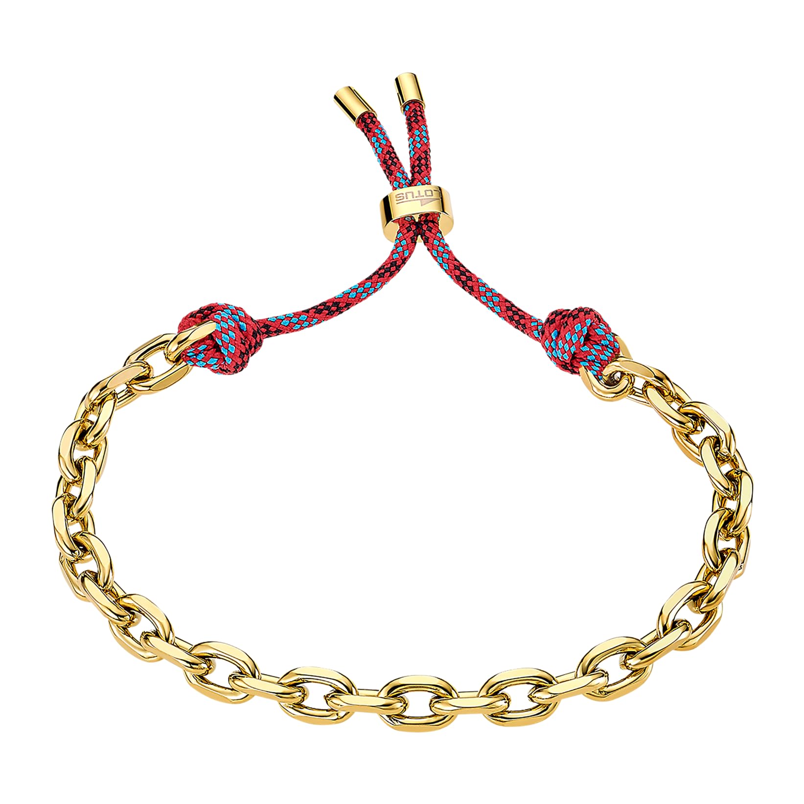 LOTUS STYLE LOTUS STYLE Pulsera Hombre y Mujer Acero Inoxidable 316L Brazalete de Diseño Sofisticado, Confortable y Resistente al Agua - Dorada - Unisex 240.00 mm LS2377-2/2 - Regalo de Cumpleaños, Día del Padre