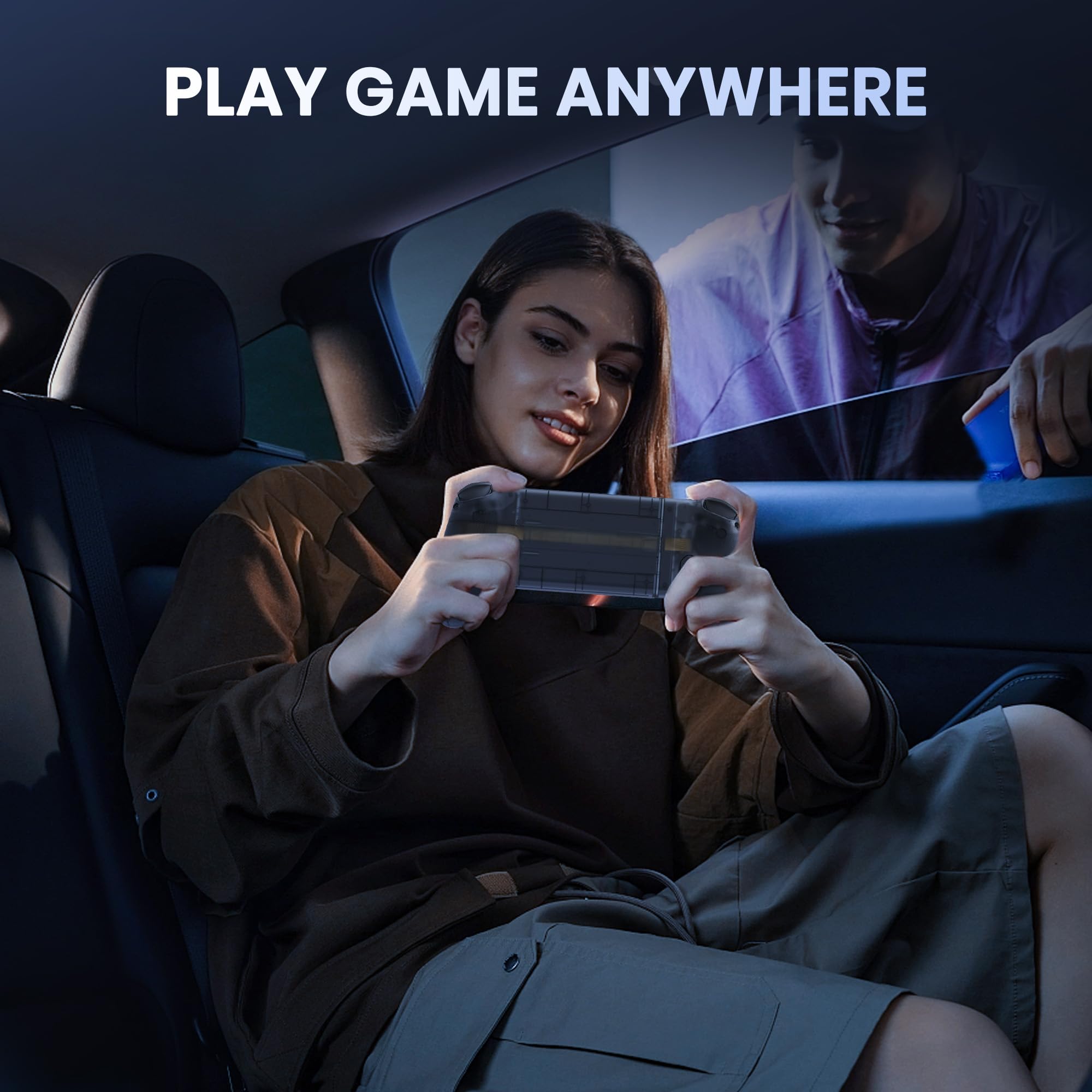 miadore Handy Controller für iPhone/Android Smartphone/Switch | Mobilephone Bluetooth Controller mit Hall Effect Joysticks,2 Pro Back Buttons,Wake-Up Function