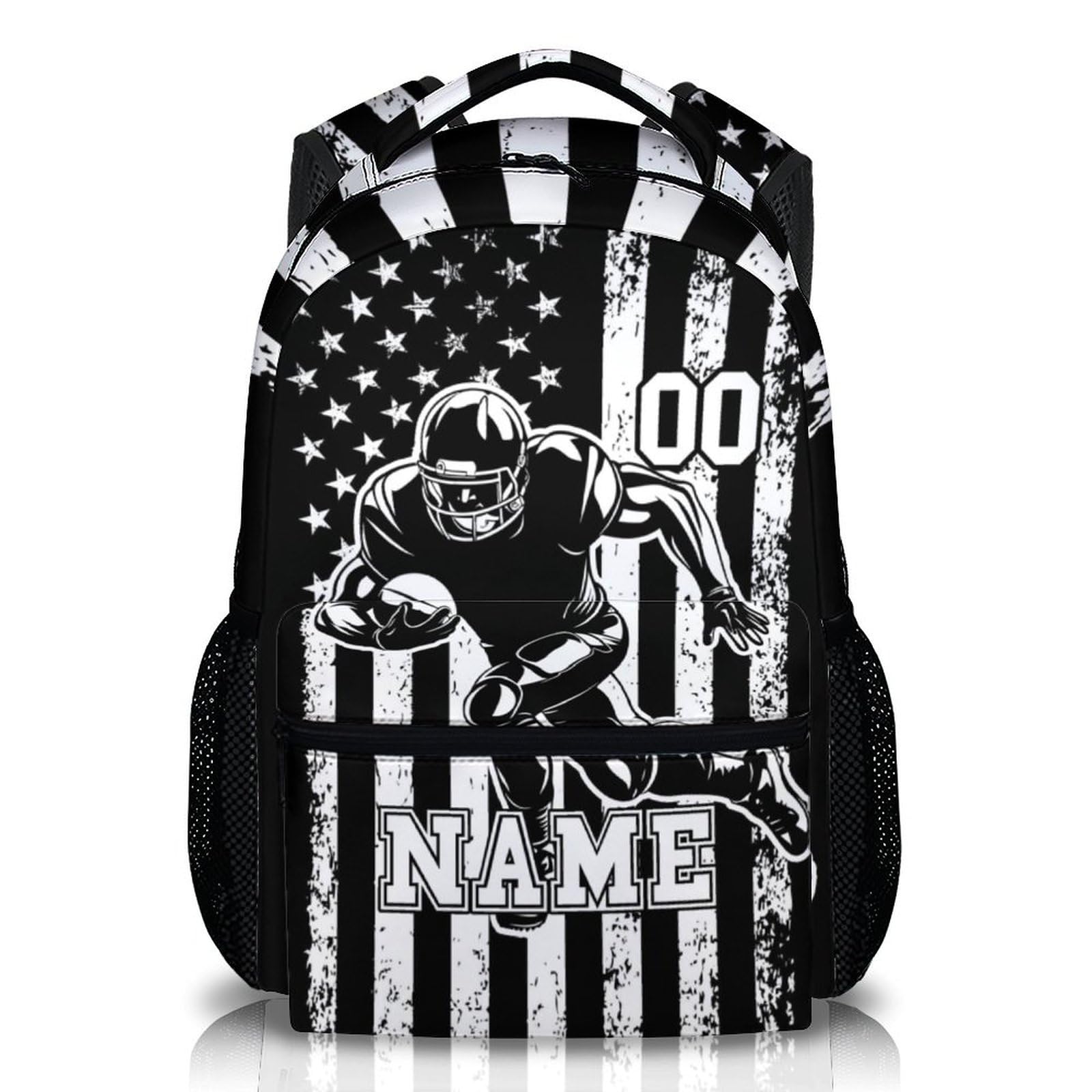 Mochila escolar para niños, mochilas de fútbol personalizadas con nombre  para adolescentes de a 18 años, mochila infantil para primaria, escuela 