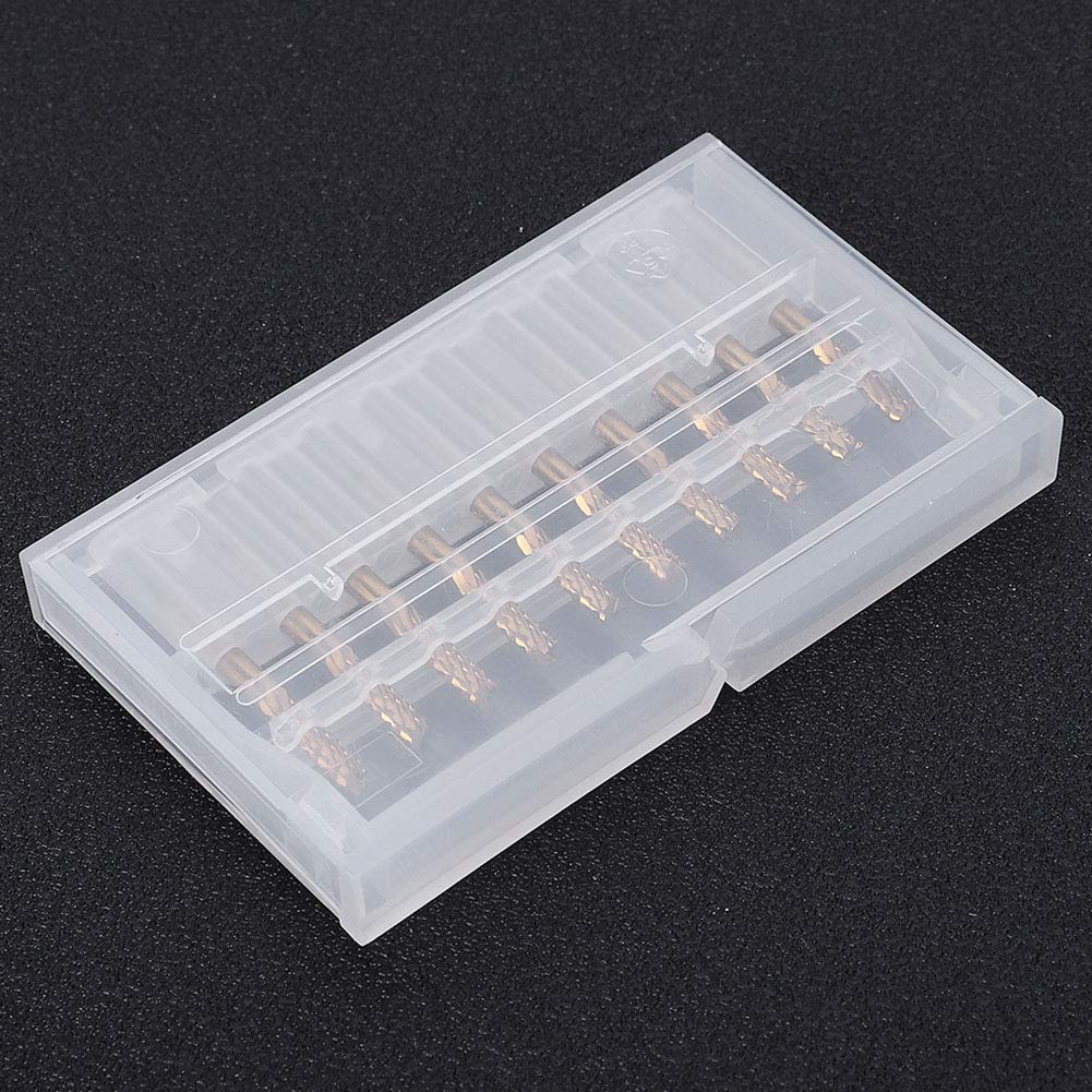Fraise 3Mm,Fraises Rotatives 3Mm,Fresas 3Mm,Fraise Cnc,Barre De Fraisage De 3,175Mm,10 Pièces De Broyeur D'Extrémité De Carbure De 3,175Mm 1/8 Po De Titank Enduit De Titane Cnc Mèche De Gravure