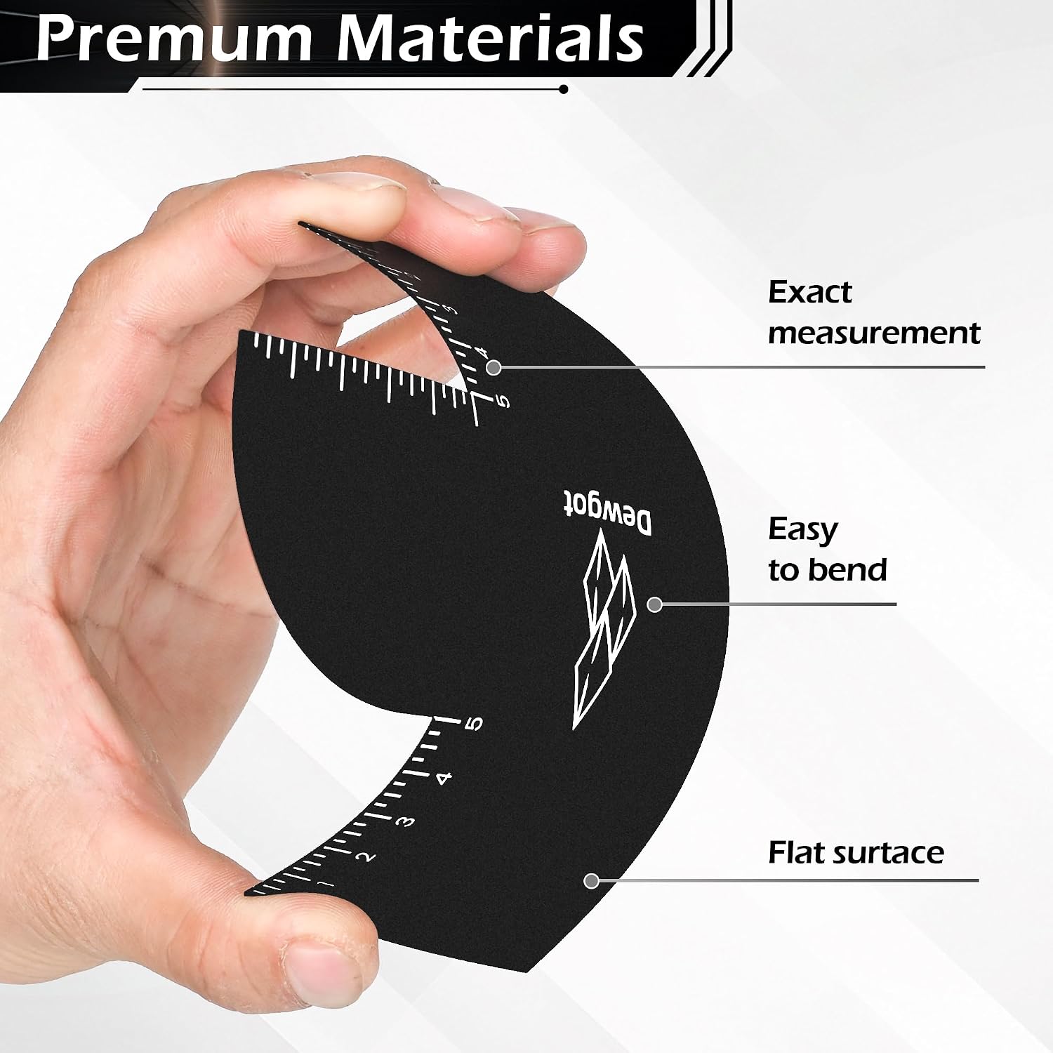 Enhancement Card for Barbers with Measurement Indicators, Reusable Barber Hairline Shaping Tool and Color Spray Edge Line Up Tool (1PCS) image 4