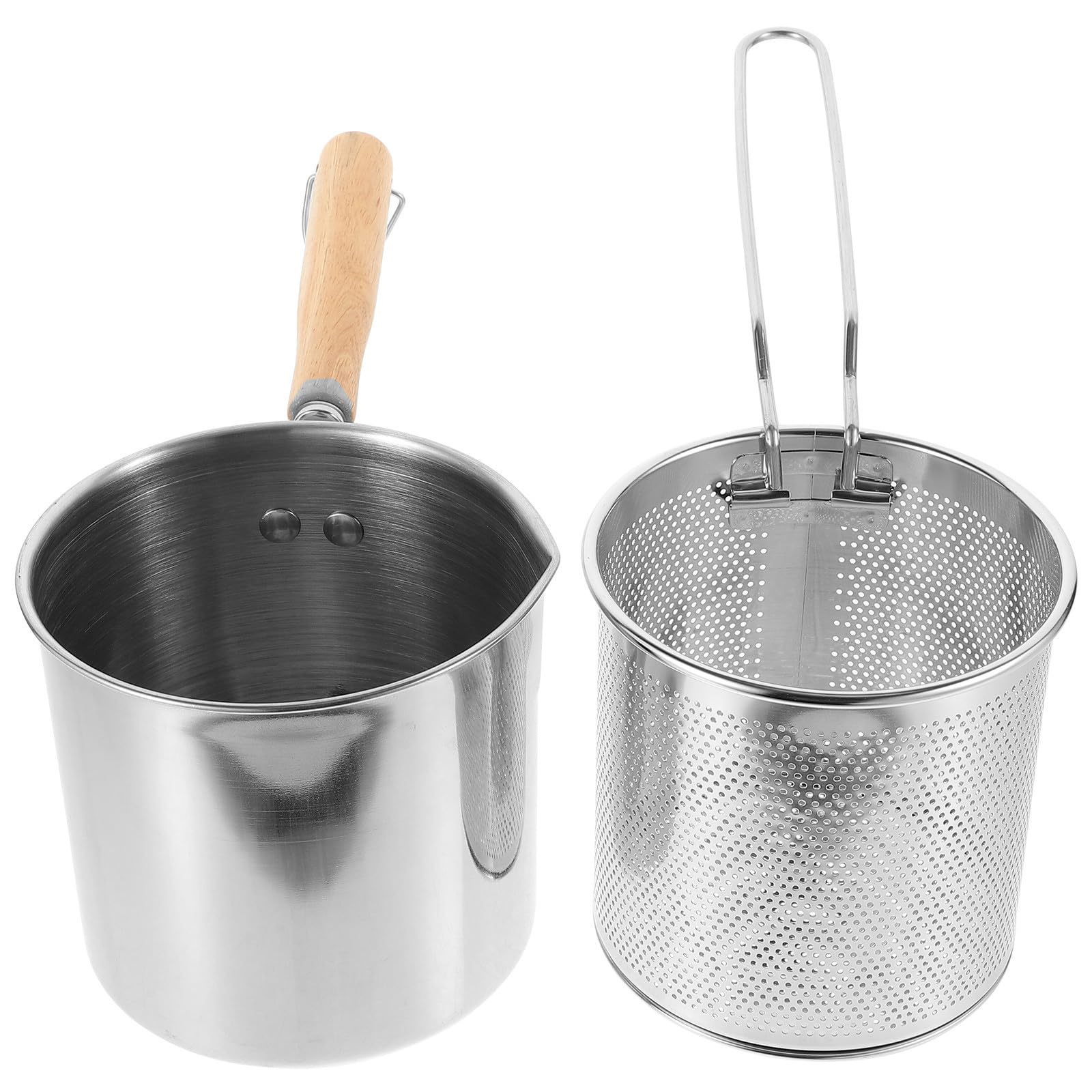 Mini friteuse en inox pour de savoureuses frites maison en famille