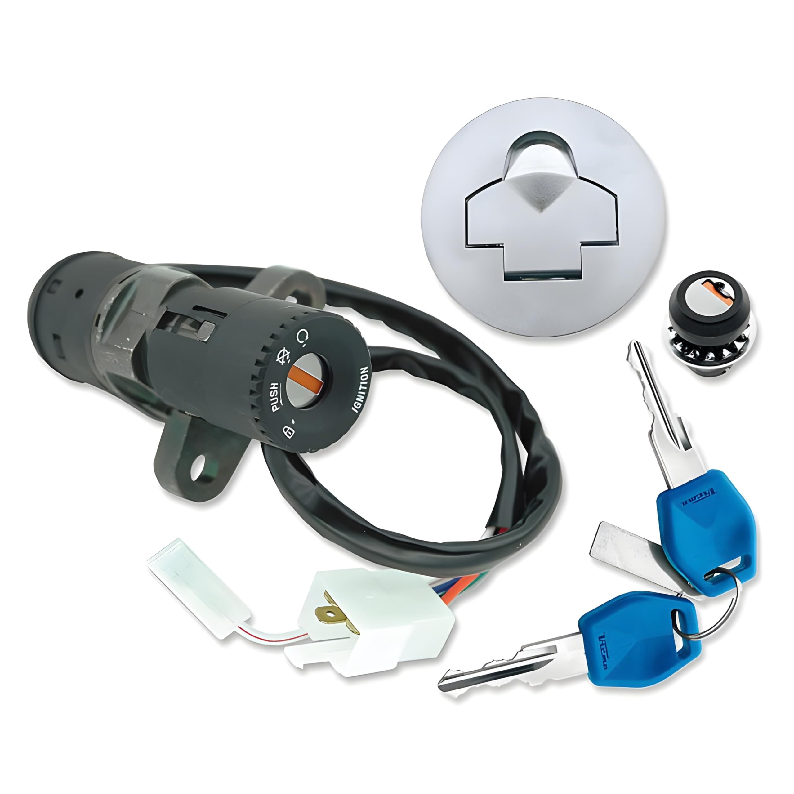 Bloqueo Aprilia RS50 VICMA kit de llaves de repuesto para Tuono 1993-2005 5