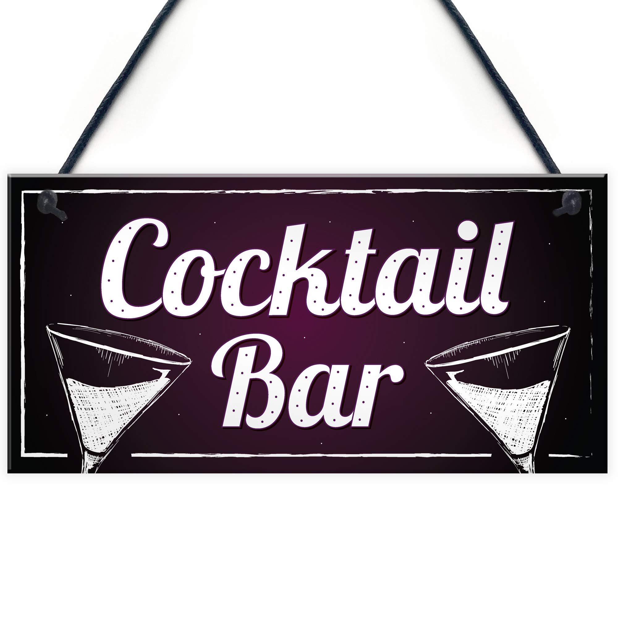 Red Ocean Cocktail Bar Decorations Neon Effect Home Bar Pub Club Man Cave Garden Sign Friendship Gift