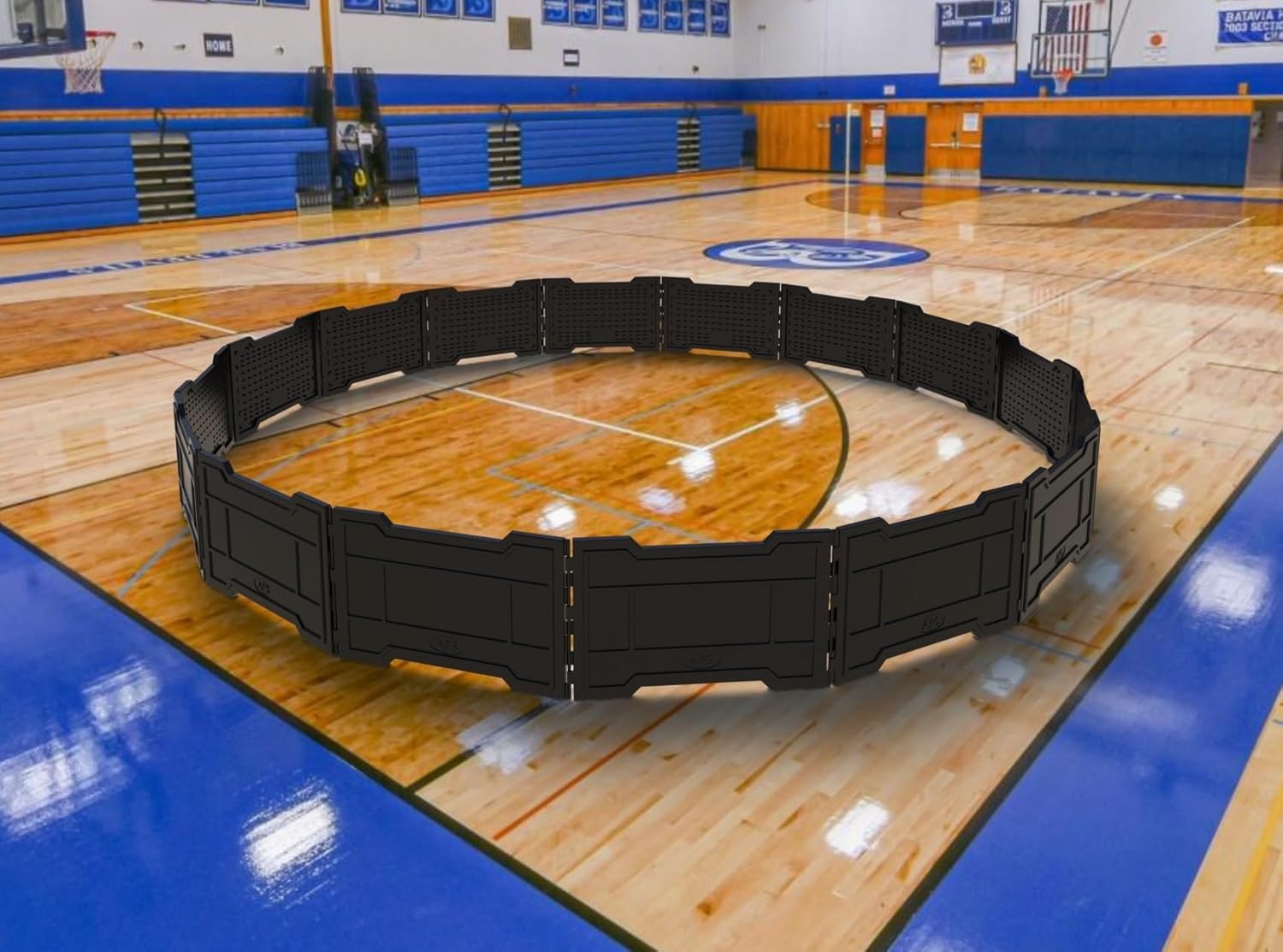 GaGa2Go Superior Portable 20ft Gaga Ball Pit - Easy Setup and Compact Storage for Indoor/Outdoor Use - Perfect for Schools, Churches, Camps, and Home Use - Made in USA, Black