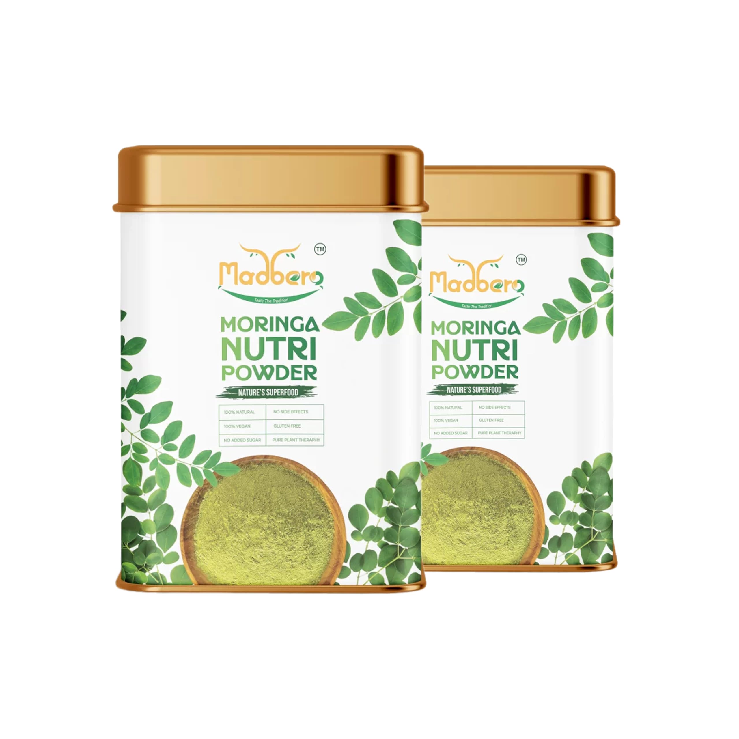 Madbero Moringa Powder 200g (Pack of 2) | Pure Moringa Leaf from Miracle Tree | No Refined Sugar or Preservatives | Ready-to-Mix Superfood | Vegan, Gluten-Free, Plant-Based Wellness-image-18