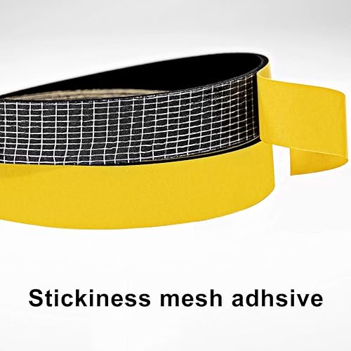 Miniatura 4 de TORRAMI Sello de puerta de 1 pulgada de ancho x 18 pulgadas de alto x 16.5 pies de largo, junta de aislamiento insonorizante de espuma (total 33