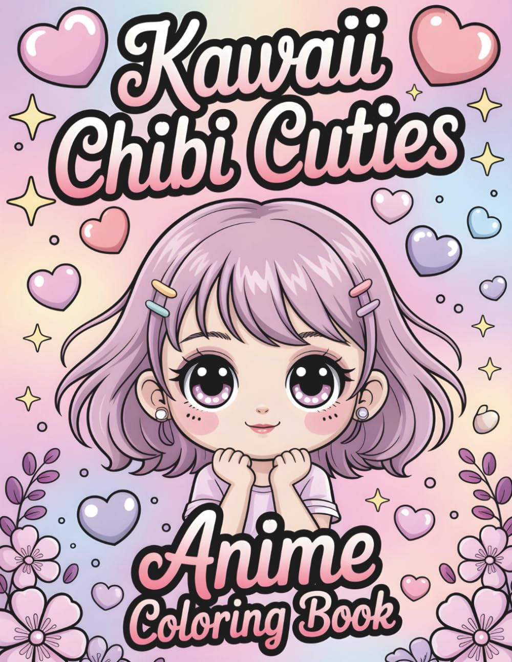 Kawaii Chibi Cuties: Anime Coloring Book Featuring Adorable Chibi Characters, Sweet Scenes & Relaxing Pages for Teens and Adults