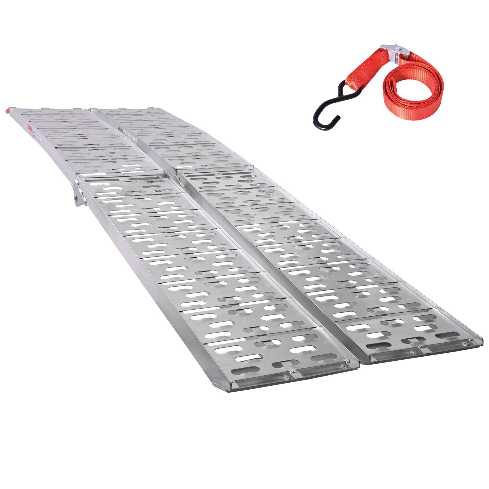 Buy Motorcycle Ramp, 7.5 ft Truck Ramp,Portable Arched Aluminum Folding