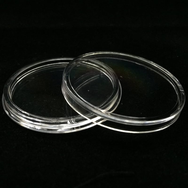 100 Cápsulas de monedas herméticas de 39 mm Guardhouse para cartuchos de plata y cobre