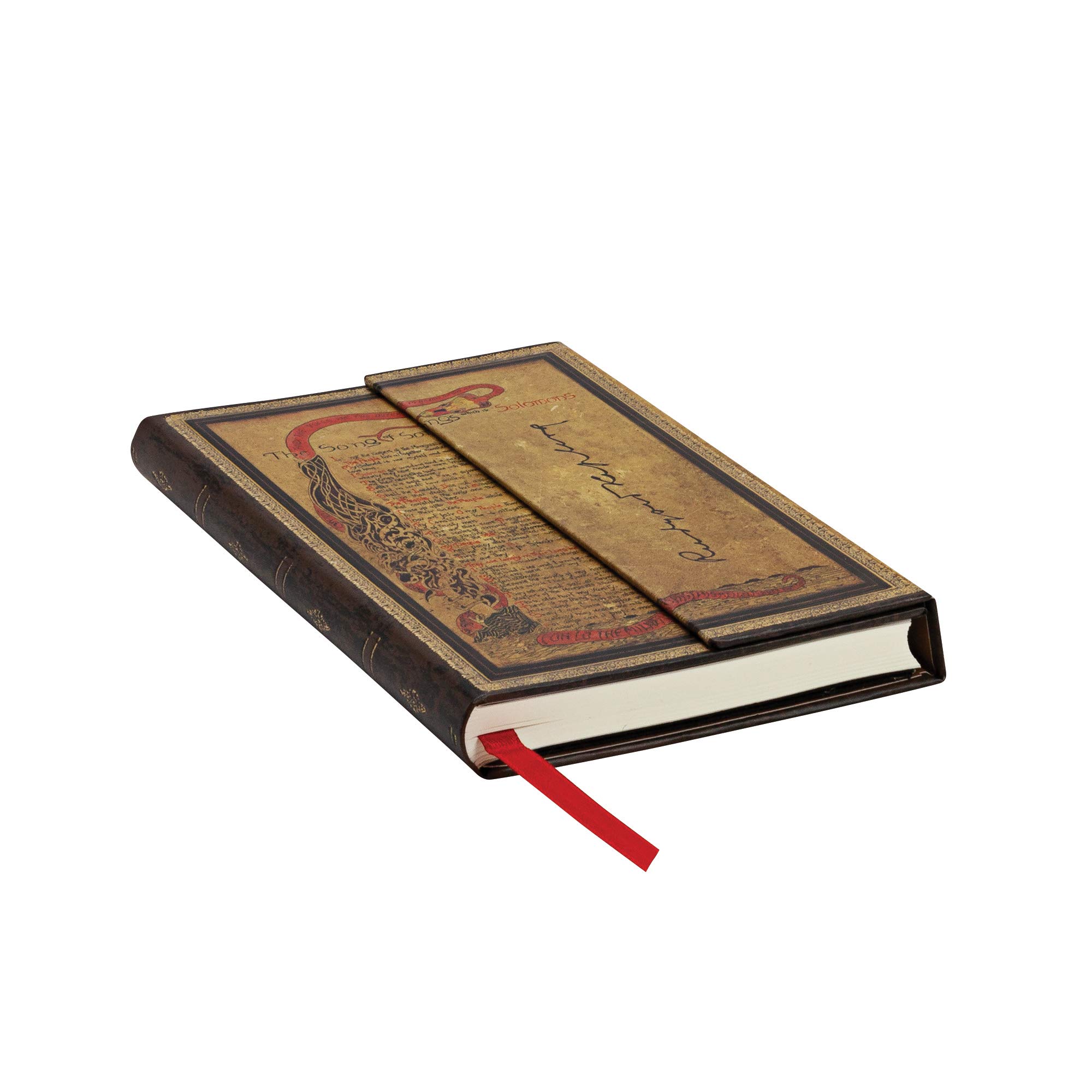 Carnet Ultra PAPERBLANKS Série Les Manuscrits Estampés Modèle Marqueterie D'Or