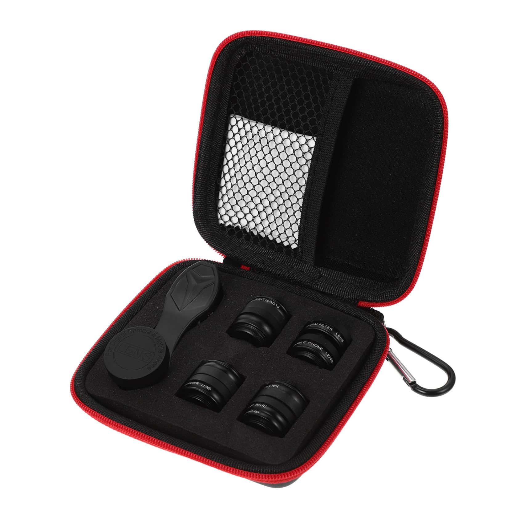 Kit Di Lenti Macro Per Telefono Cellulare Clip e Obiettivo Grandangolare Per Fotocamera Portatile Realizzato in Vetro Lega Di Alluminio
