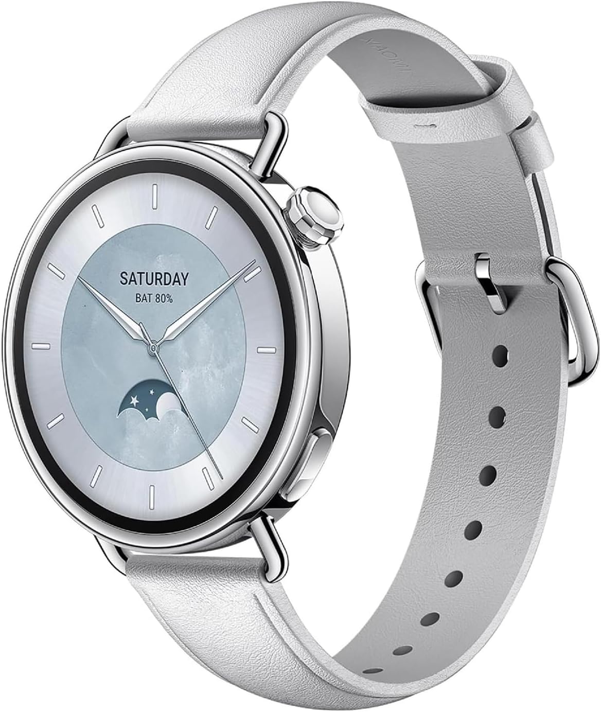 Strap Compatible with Xiaomi Watch S4 41mm, Genuine Leather Strap Watch Strap [Wear-Resistant] [Breathable]