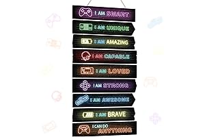 Chunful Boys Room Decor - Motivational Boy Bedroom Wall Art