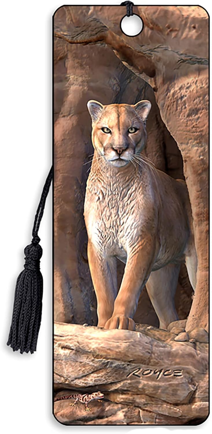 3D Lenticular Royce Bookmarks by Artgame - TOP Designs (Big Cats Set)