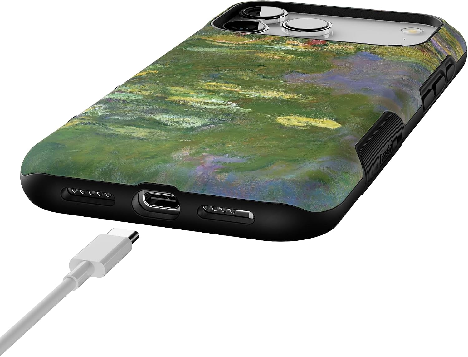Casely iPhone 17 Pro Max Case | Monet's Water Lilies | The Met Museum | Bold Protective Design | Compatible with MagSafe
