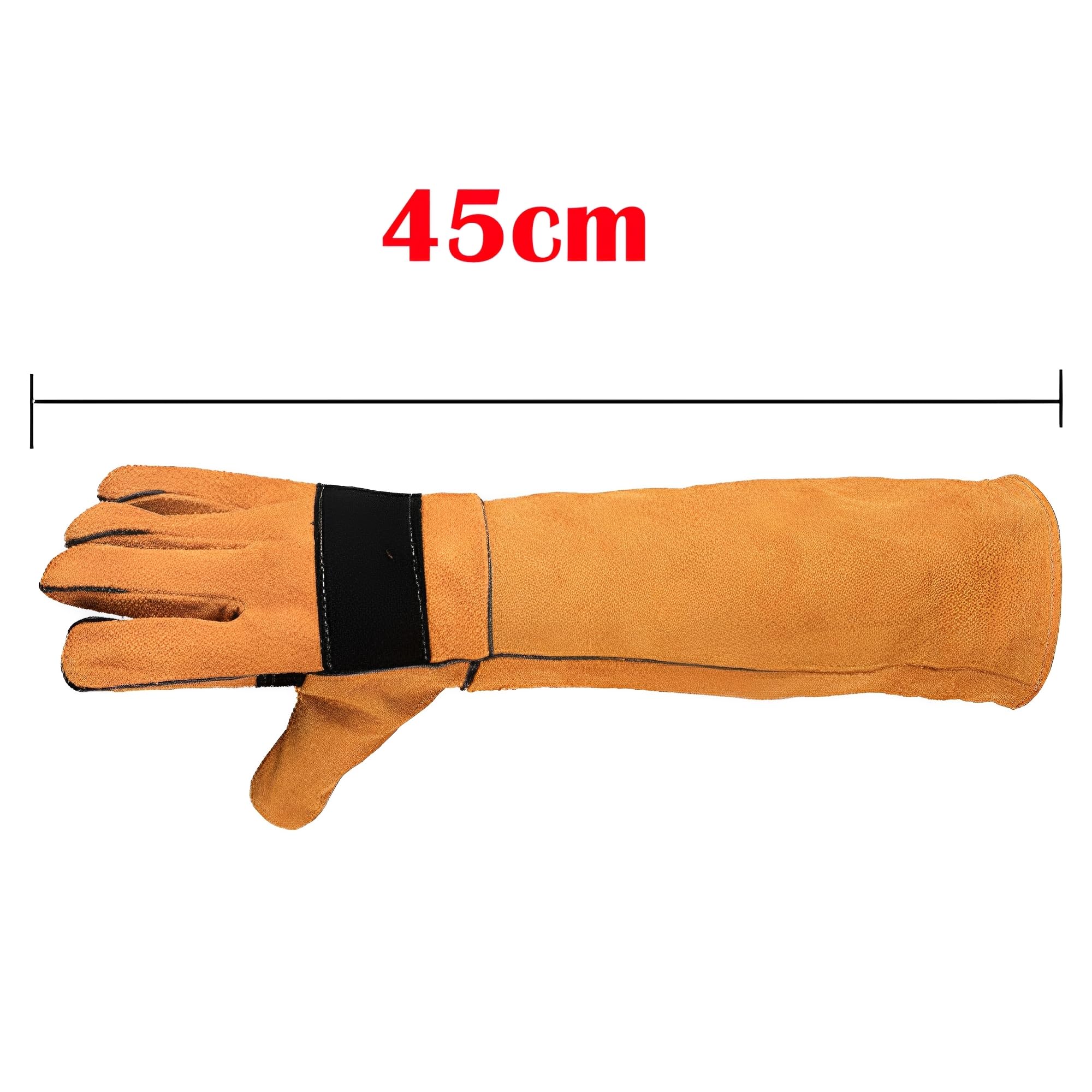 MZSX Animal Handling Gloves Bite Proof, 45CM Durable Bite Resistant Gloves for Bathing Bite Proof Durable Anti-Bite Gloves - Image 3