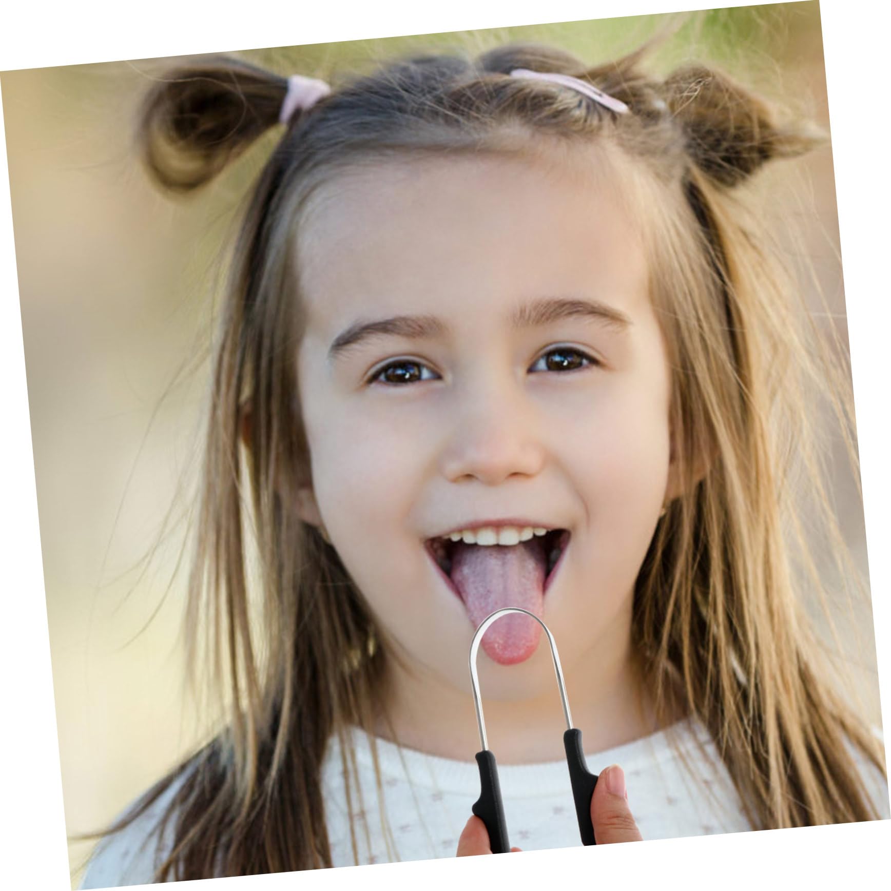 Anneome 2Sets Cleaners for Adults Grade Reusable Scrapers for Healthy Oral Care with Storage Cases Chic Design