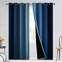 Vista 74 de SimpleHome Ombre Room Darkening Curtains 96 inches Length for Bedroom,Grommet Gradient Light Blocking Beige Gradient Window Curtains for Living