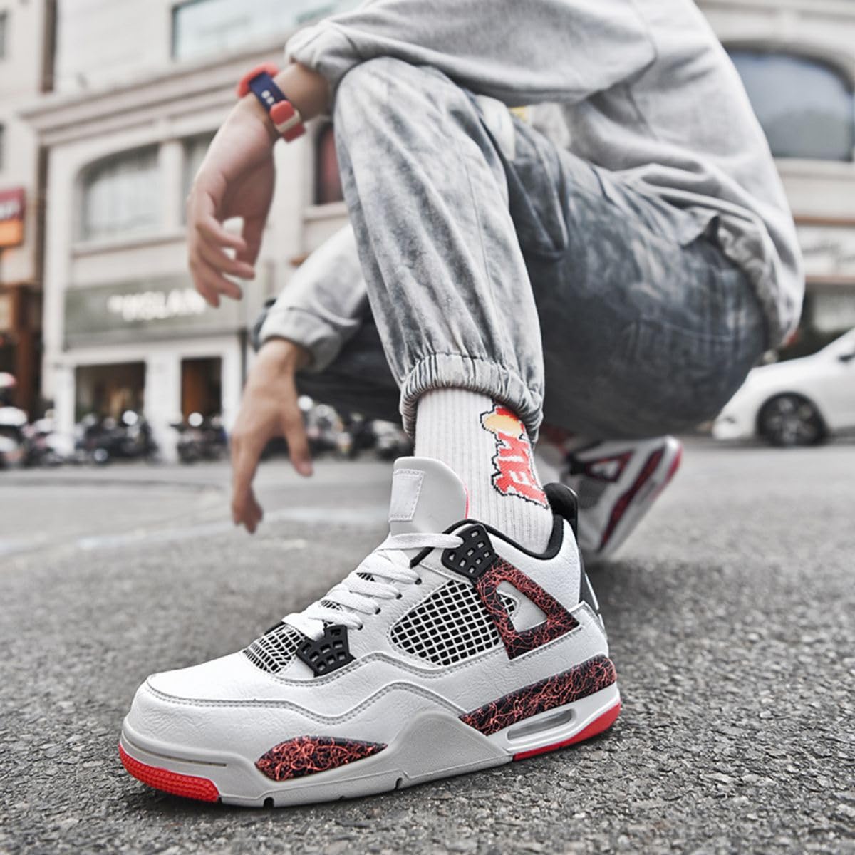 Herren-Basketball-Schuhe Herren-Sport-Schuhe Große Sportschuhe