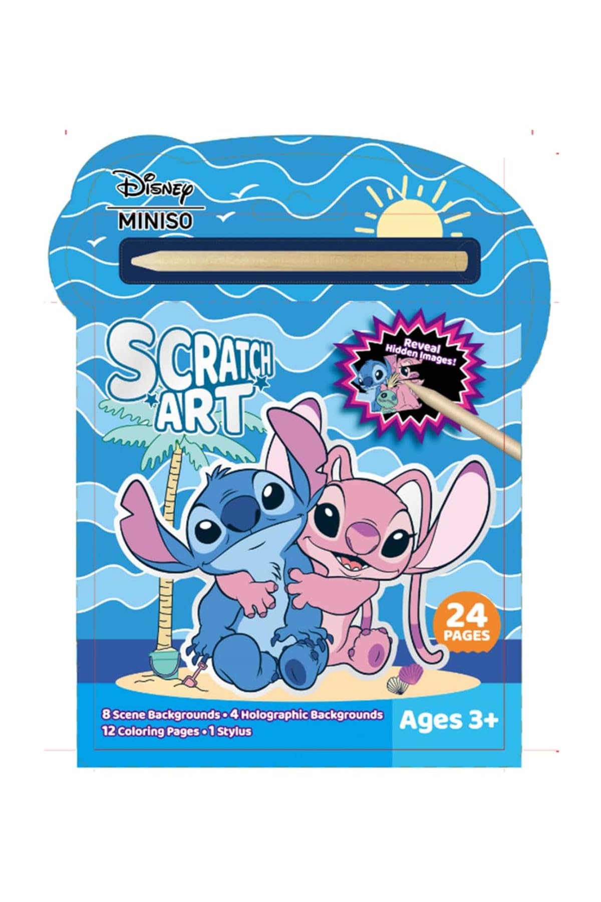 MINISO Lilo&Stitch Çizik Boyama Seti, 2020838710108