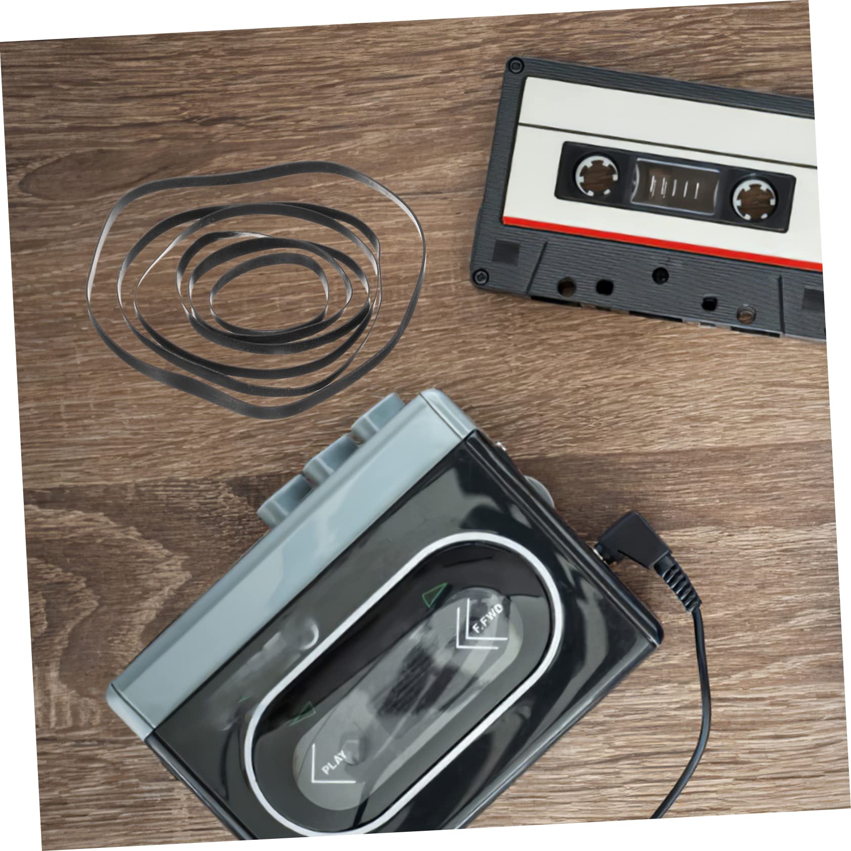 NUOBESTY Set Da 50 Pezzi Cinghie Di Trasmissione in Gomma Per Lettori Cassette e Registratori, Ricambio Cinghie Per Giradischi e Unità Dvd, Compatibile Per Riparazione Audio e Manutenzione Dispositivi