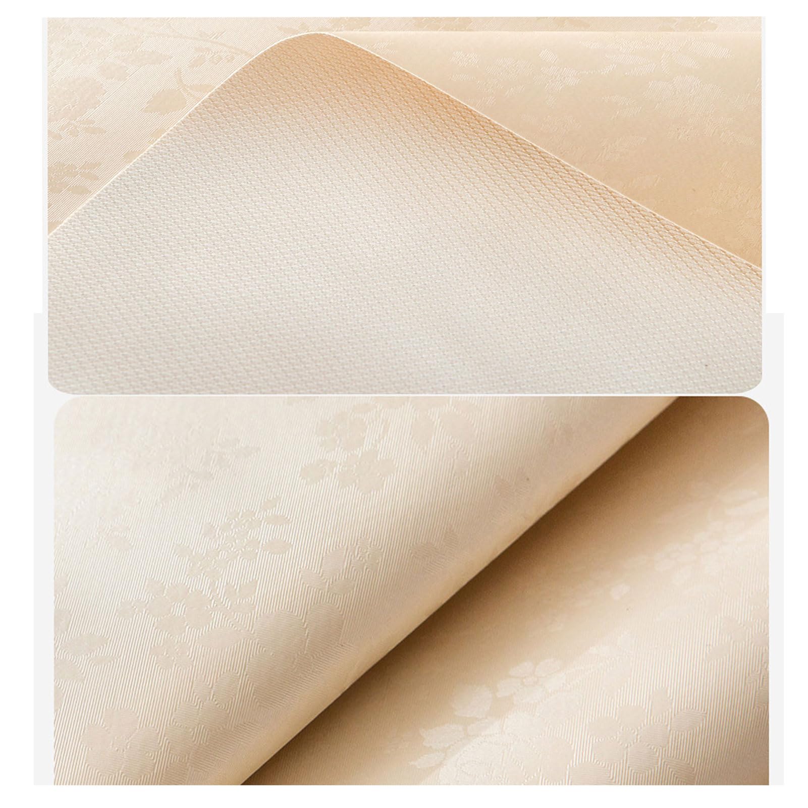 Nappe Toile Ciree Ronde Diameter 280cm, Nappe Ronde Anti Tache, Couverture de Table, Nappe de Table Ronde, Nappe de Table Ronde Impermeable, pour Salle à Manger/Extérieur Usage
